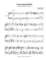 howard shore concerning hobbits free downloadable sheet music concerning hobbits violin sheet music