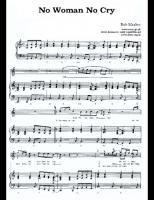 Bob Marley & the Wailers No Woman No Cry Sheet Music in C Major